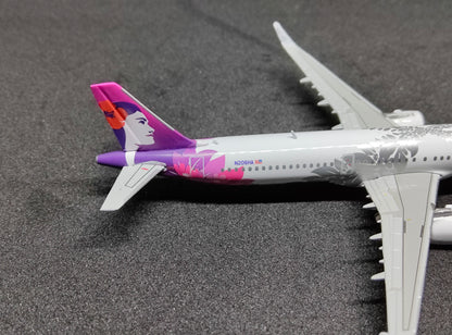 Hawaiian Airlines Airbus A321neo N208HA 1/400 Diecast Scale Model GeminiJets