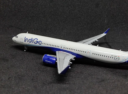 IndiGo Airbus A321neo VT-IUA 1/400 Diecast Scale Model JCWings