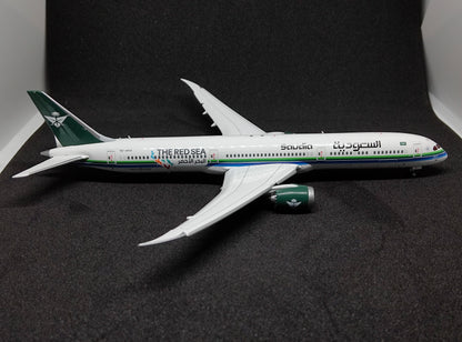 Saudia Boeing 787-10 Dream)Liner HZ-AR33 (The Red Sea) Flaps Down 1/400 Diecast Scale Model JCWings