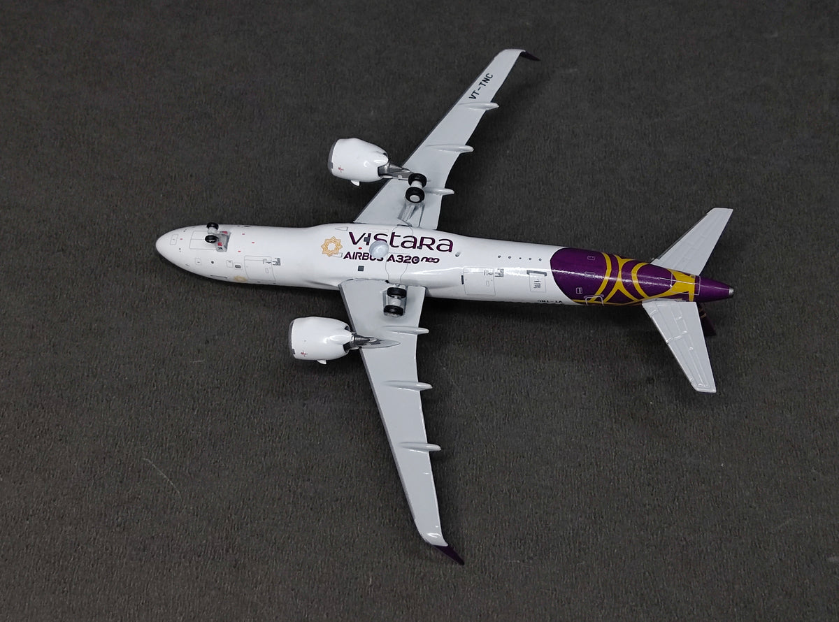 Vistara Airlines Airbus A320neo VT-TNC 1/400 Diecast Aircraft Model PandaModels