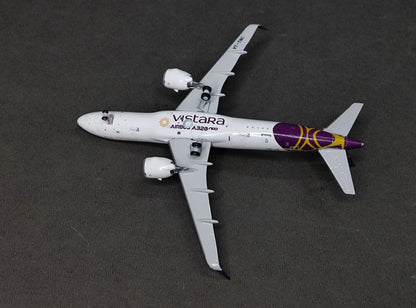 Vistara Airlines Airbus A320neo VT-TNC 1/400 Diecast Aircraft Model PandaModels