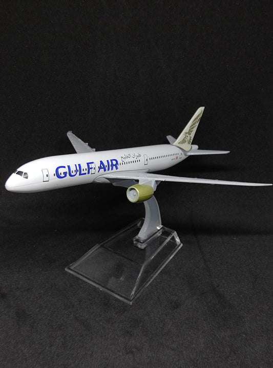 ഗൾഫ് എയർ ബോയിംഗ് B787-9 ഡ്രീംലൈനർ A9C-FA 16 സെന്റീമീറ്റർ വിമാന മാതൃക