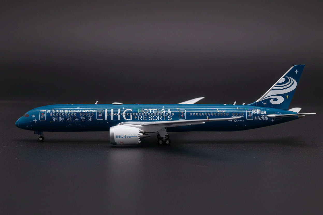 Hainan Airlines IHG Hotels & Resorts Boeing B787-9 B-1499 1/400 Diecast Scale Model JCWings